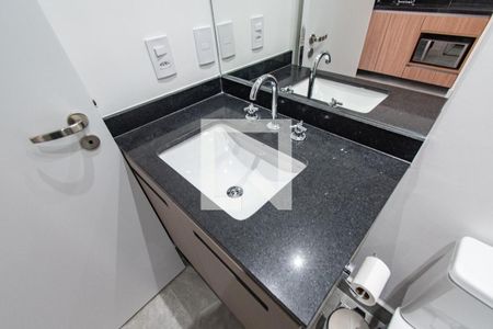 Banheiro de kitnet/studio para alugar com 1 quarto, 31m² em Vila Mariana, São Paulo