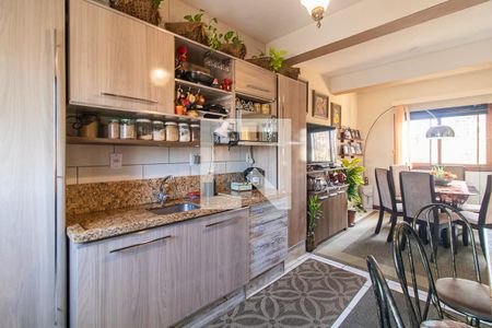 Cozinha de casa de condomínio à venda com 3 quartos, 197m² em Tristeza, Porto Alegre