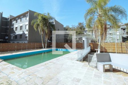 Área comum - Piscina de apartamento à venda com 1 quarto, 43m² em Agronomia, Porto Alegre
