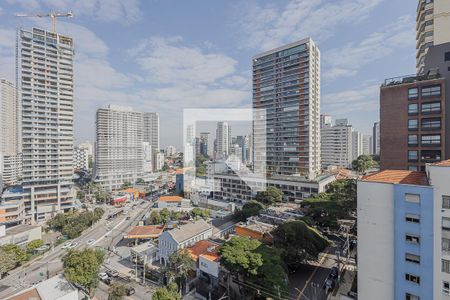 Vista da Sala de apartamento à venda com 2 quartos, 84m² em Sumaré, São Paulo