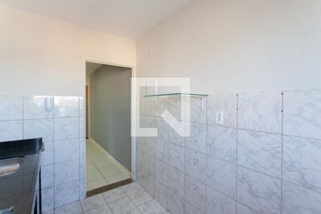 Cozinha e Área de Serviço de apartamento para alugar com 2 quartos, 50m² em Minas Caixa, Belo Horizonte