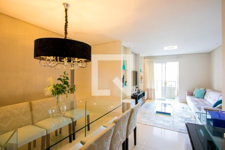 Sala de apartamento à venda com 3 quartos, 118m² em Vila Bastos, Santo André