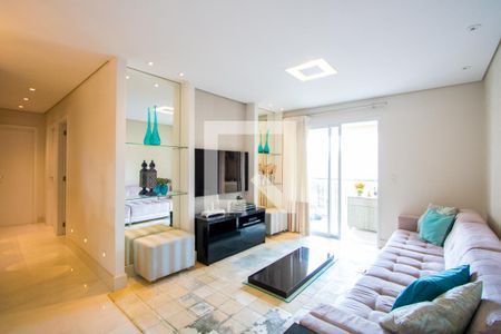 Sala de apartamento à venda com 3 quartos, 118m² em Vila Bastos, Santo André