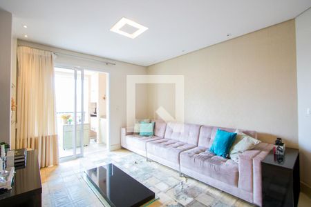 Sala de apartamento à venda com 3 quartos, 118m² em Vila Bastos, Santo André