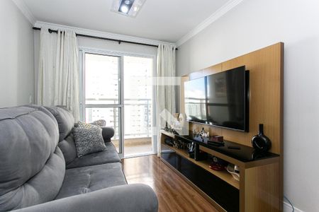 Sala de apartamento à venda com 3 quartos, 81m² em Jardim Analia Franco, São Paulo