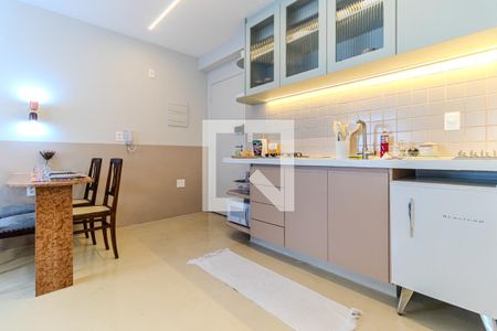 Cozinha de kitnet/studio à venda com 1 quarto, 27m² em Vila Buarque, São Paulo