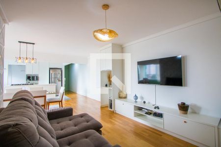 Sala de apartamento à venda com 3 quartos, 104m² em Campestre, Santo André