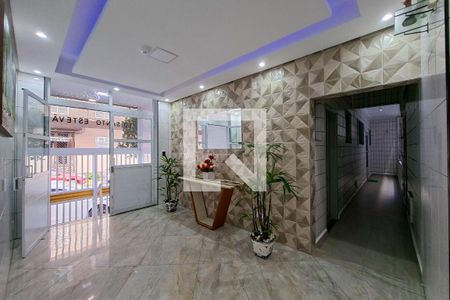 Hall de entrada de apartamento para alugar com 2 quartos, 60m² em Cidade Ocian, Praia Grande