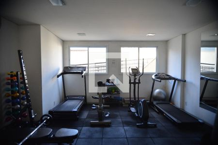 Área comum - Academia de apartamento para alugar com 2 quartos, 67m² em Vila Valparaíso, Santo André