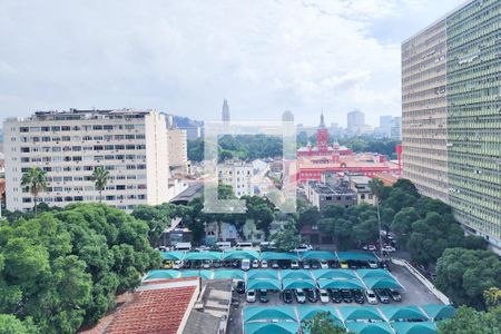 Vista da sala de apartamento à venda com 2 quartos, 52m² em Centro, Rio de Janeiro