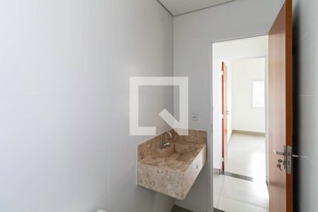 Banheiro social  de apartamento à venda com 2 quartos, 100m² em Parque Xangri-lá, Contagem