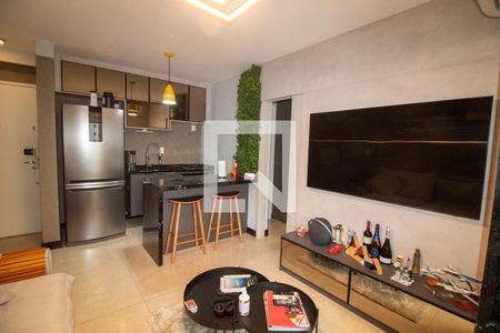 Sala de apartamento à venda com 1 quarto, 39m² em Jardim das Acacias, São Paulo
