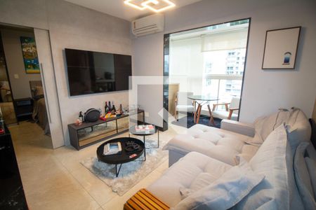Sala de apartamento à venda com 1 quarto, 39m² em Jardim das Acacias, São Paulo