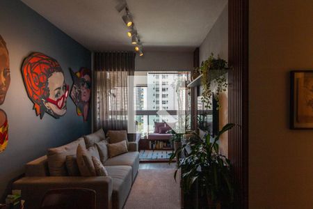 Sala de apartamento à venda com 2 quartos, 64m² em Vila Olímpia, São Paulo