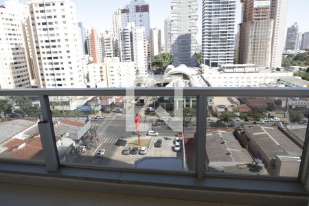varanda de apartamento para alugar com 1 quarto, 60m² em Setor Bueno, Goiânia