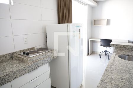 Cozinha de apartamento para alugar com 1 quarto, 60m² em Setor Bueno, Goiânia