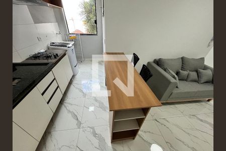 Sala/Cozinha de apartamento para alugar com 1 quarto, 30m² em Parque Peruche, São Paulo