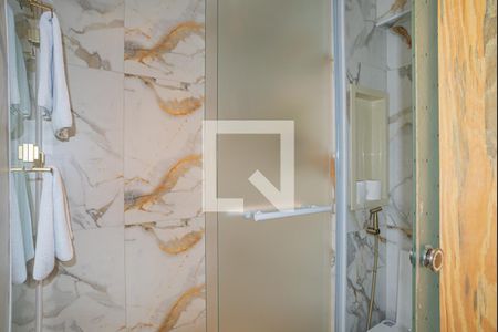 Banheiro de kitnet/studio à venda com 1 quarto, 18m² em Bela Vista, São Paulo