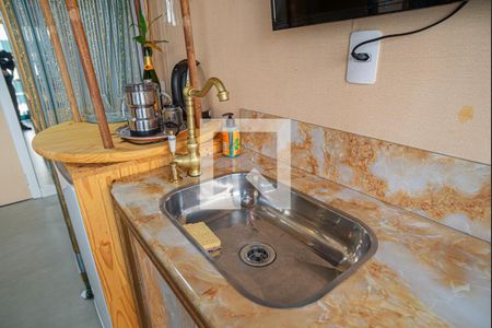Cozinha de kitnet/studio à venda com 1 quarto, 18m² em Bela Vista, São Paulo