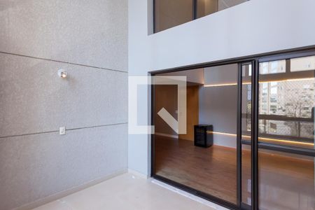 Varanda da Sala de apartamento para alugar com 4 quartos, 142m² em Vila da Serra, Nova Lima