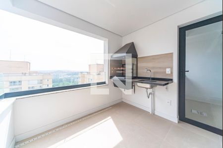 Varanda Gourmet de apartamento à venda com 3 quartos, 93m² em Campestre, Santo André