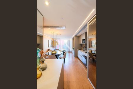 Sala de apartamento para alugar com 1 quarto, 68m² em Vila Olímpia, São Paulo