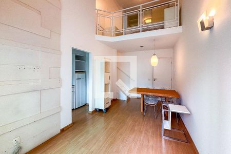 Sala de apartamento para alugar com 1 quarto, 48m² em Moema, São Paulo