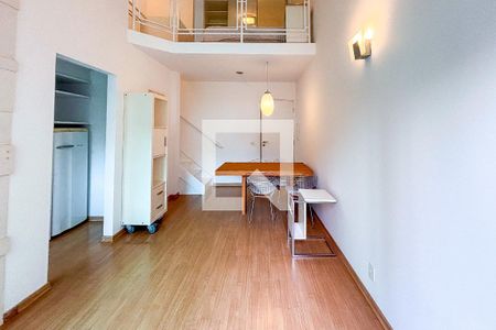 Sala de apartamento para alugar com 1 quarto, 48m² em Moema, São Paulo