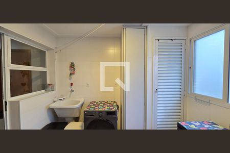 Área de Serviço de apartamento para alugar com 3 quartos, 198m² em Aparecida, Santos