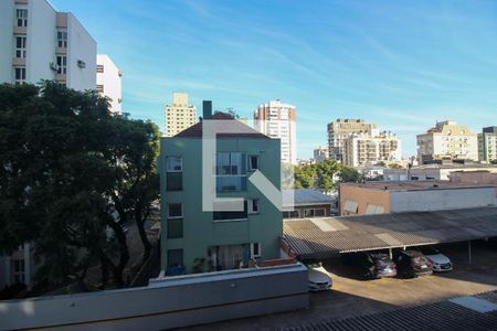 Vista da Sala de apartamento à venda com 3 quartos, 90m² em Menino Deus, Porto Alegre