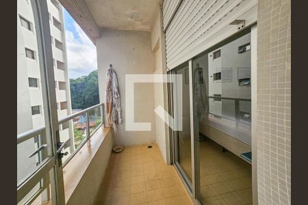 Varanda de apartamento para alugar com 2 quartos, 70m² em Vila Luis Antonio, Guarujá