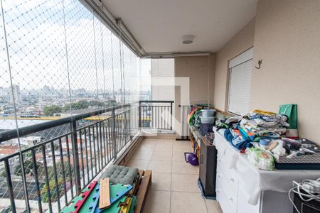Varanda da Sala de apartamento à venda com 2 quartos, 68m² em Ipiranga, São Paulo