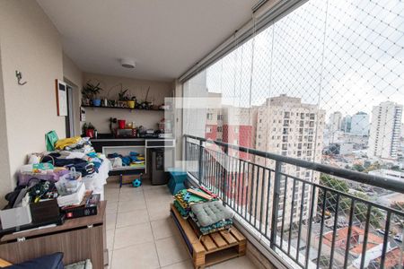 Varanda da Sala de apartamento à venda com 2 quartos, 68m² em Ipiranga, São Paulo
