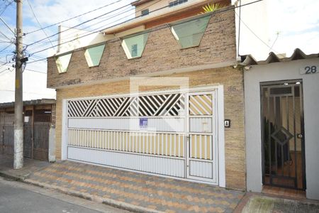 Fachada de casa à venda com 3 quartos, 300m² em Vila Guiomar, Santo André