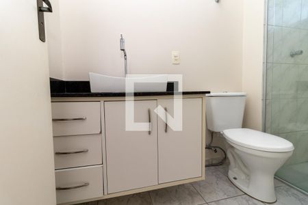 Banheiro da Suíte de apartamento à venda com 2 quartos, 56m² em Vila Anglo Brasileira, São Paulo