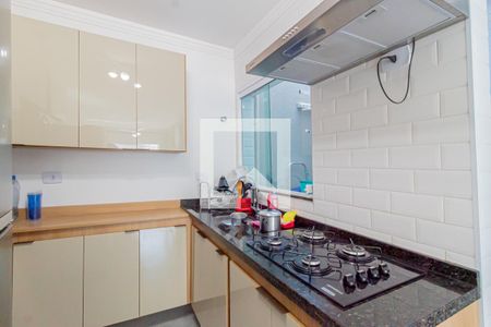 Cozinha de casa de condomínio à venda com 2 quartos, 65m² em Vila Ré, São Paulo