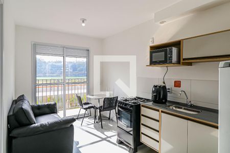 Sala/Cozinha de apartamento para alugar com 1 quarto, 26m² em Vila Butantã, São Paulo