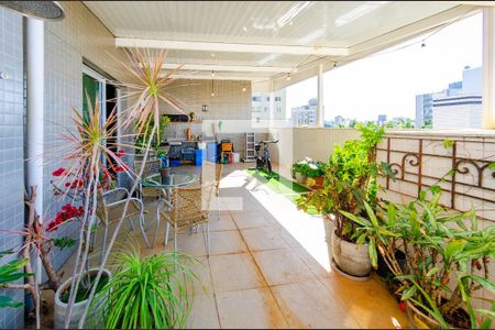 Varanda da Sala de apartamento à venda com 2 quartos, 127m² em Carmo, Belo Horizonte