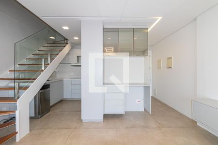 Cozinha de apartamento para alugar com 1 quarto, 87m² em Itaim Bibi, São Paulo