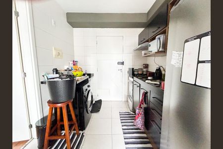 Cozinha e Área de Serviço de apartamento para alugar com 1 quarto, 27m² em Jardim Caravelas, São Paulo