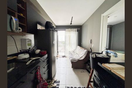 Cozinha e Área de Serviço de apartamento para alugar com 1 quarto, 27m² em Jardim Caravelas, São Paulo