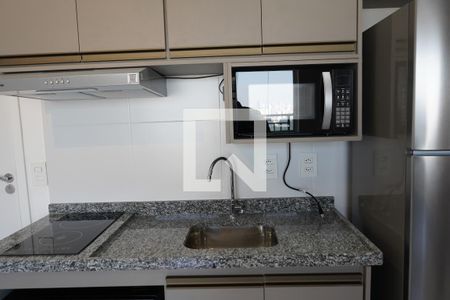 Sala/Cozinha de apartamento para alugar com 1 quarto, 31m² em Belenzinho, São Paulo