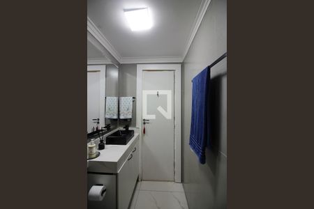 Banheiro Social de apartamento à venda com 2 quartos, 60m² em Paulicéia, São Bernardo do Campo