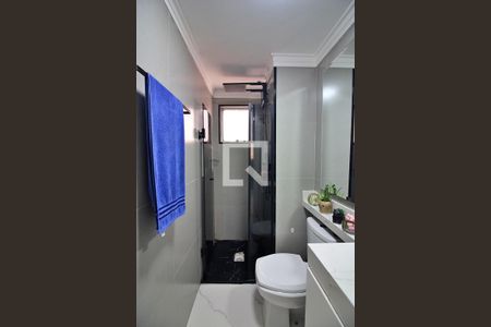 Banheiro Social de apartamento à venda com 2 quartos, 60m² em Paulicéia, São Bernardo do Campo