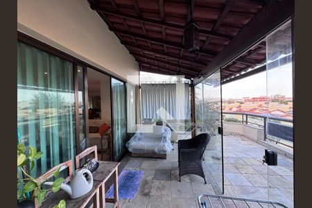 Varanda/Terraço de apartamento à venda com 4 quartos, 177m² em Recreio dos Bandeirantes, Rio de Janeiro