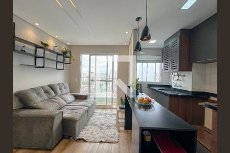 Sala/cozinha de apartamento à venda com 2 quartos, 40m² em Barra Funda, São Paulo