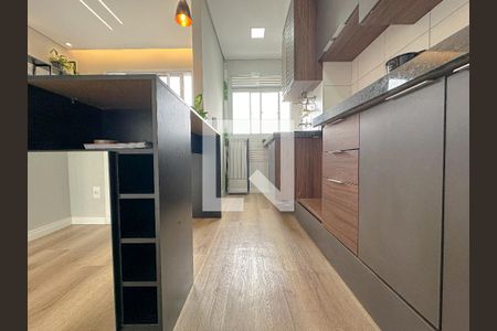 Sala/cozinha de apartamento à venda com 2 quartos, 40m² em Barra Funda, São Paulo