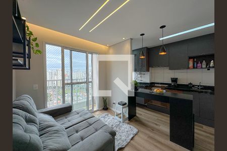 Sala/cozinha de apartamento à venda com 2 quartos, 40m² em Barra Funda, São Paulo