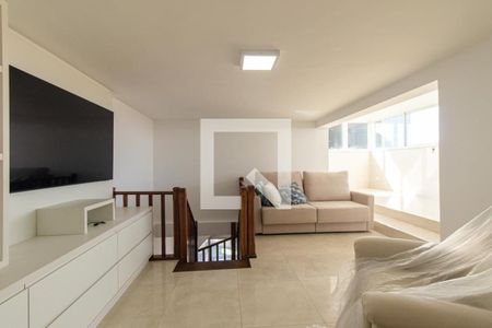 Sala de TV de apartamento à venda com 3 quartos, 194m² em Água Verde, Curitiba