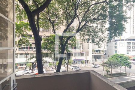 Sacada da Sala de apartamento à venda com 1 quarto, 69m² em República, São Paulo